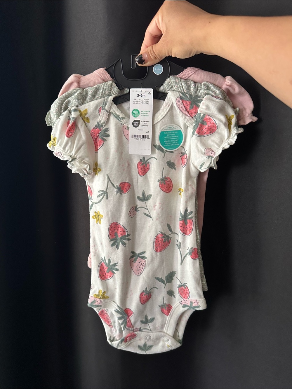 Carter’s 3-6 M Baby Girl Bodysuits